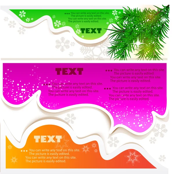 Burbujas de Navidad para el habla — Archivo Imágenes Vectoriales