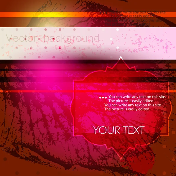 Elégant fond abstrait avec espace pour le texte — Image vectorielle
