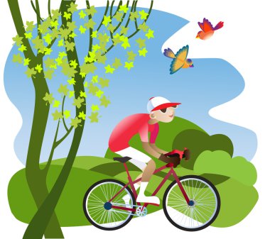 Bike tours clipart