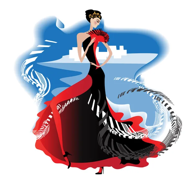 Flamenco — Archivo Imágenes Vectoriales