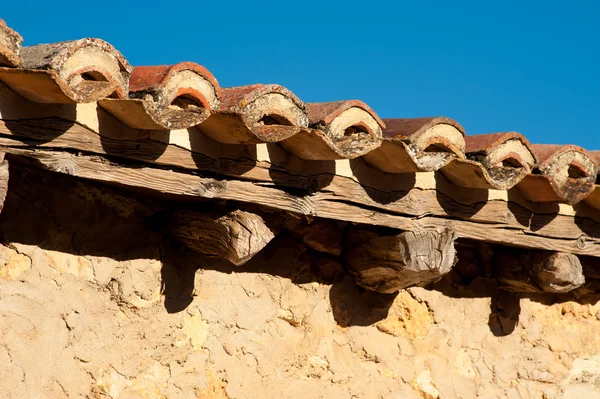 Średniowieczne dachu — Zdjęcie stockowe