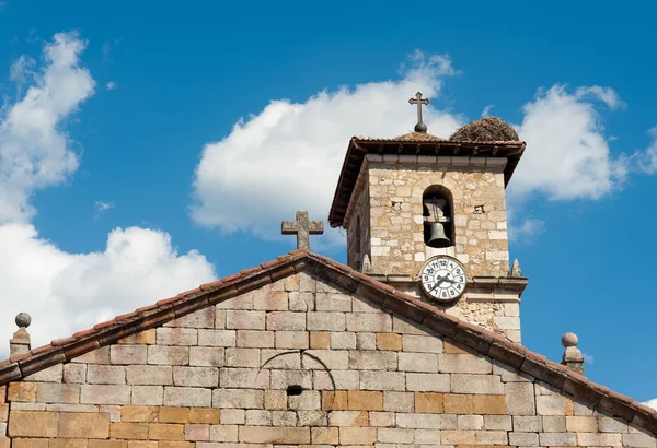 Medieval church pediment — Stock Photo, Image