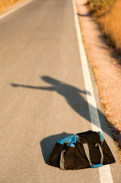 Hitchhiker abstract — Stock Photo, Image