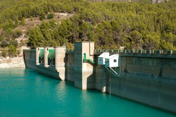 Reservoar dam — Stockfoto