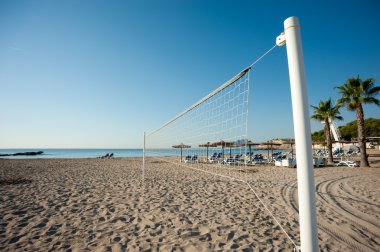 Beach volley net clipart