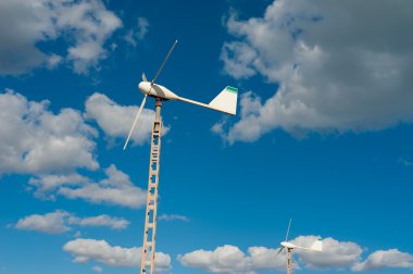 Small domestic wind generator clipart