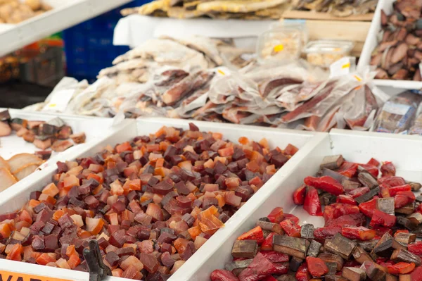 Fish on street market — Stock Photo, Image