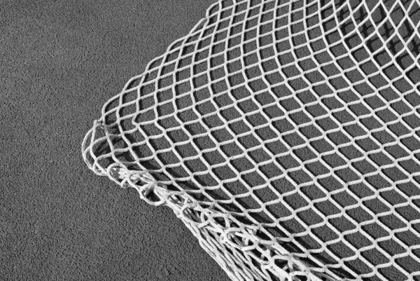 Fishing Net in Black and White — Stock Photo, Image