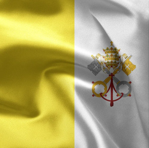 Флаг Ватикана — стоковое фото