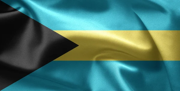 Флаг Багамских островов — стоковое фото