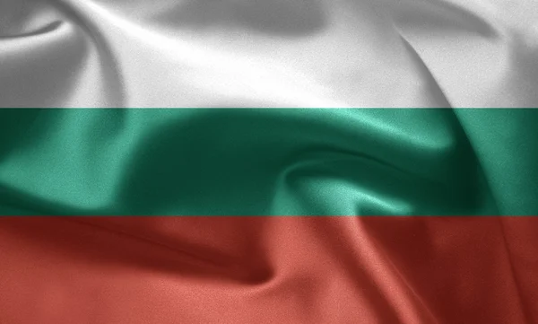 Flagga Bulgarien — Stockfoto