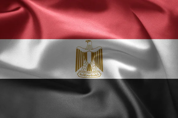 Flagge Ägyptens — Stockfoto