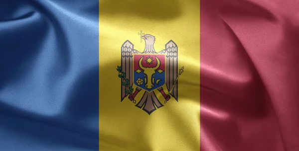 Drapelul Moldovei — Fotografie, imagine de stoc