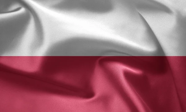 Vlag van Polen — Stockfoto