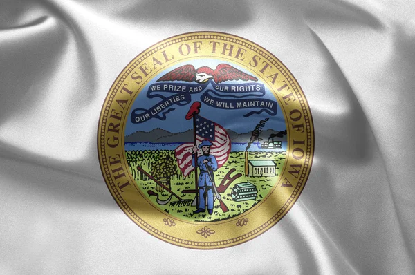 El emblema del Estado de Iowa . —  Fotos de Stock