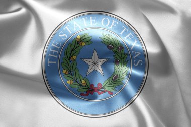 The emblem of the State of Texas clipart