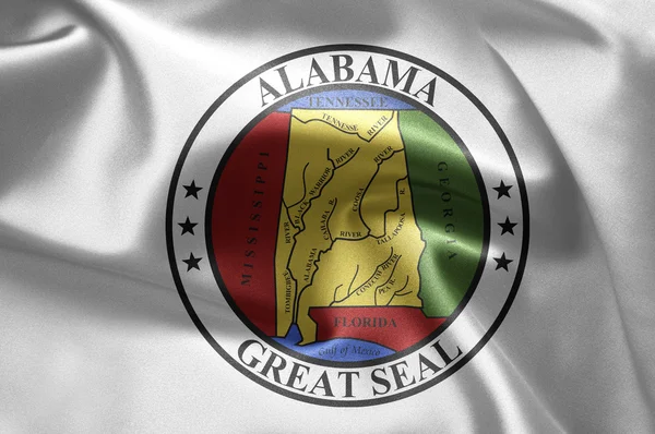Эмблема штата Алабама . — стоковое фото