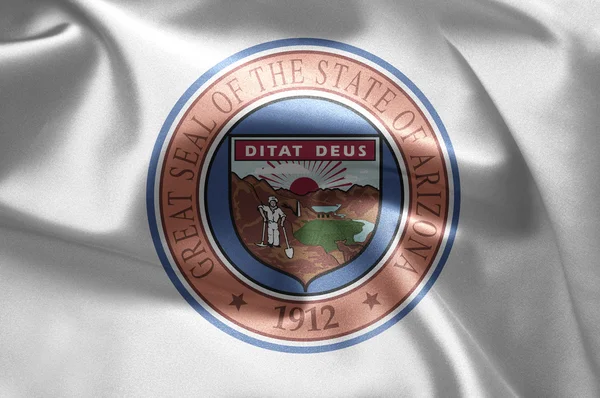 O emblema do Estado do Arizona . — Fotografia de Stock