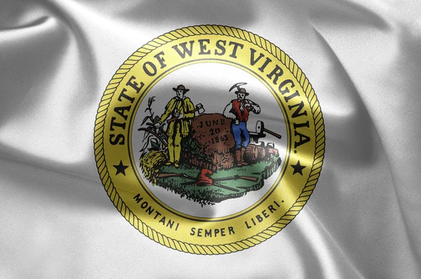 Das Emblem des Staates Westvirginia — Stockfoto