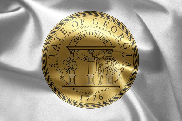The emblem of the State of Georgia — Stock Photo, Image