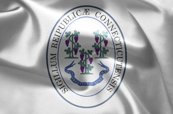 The emblem of the State of Connecticut — Stock Photo, Image