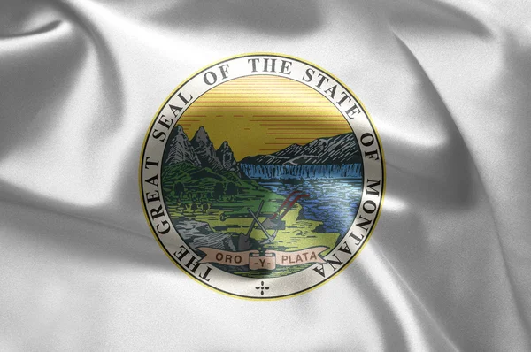 O emblema do Estado de Montana — Fotografia de Stock