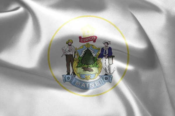 L'emblema dello Stato del Maine — Foto Stock