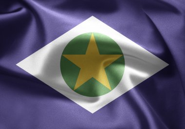 Flag of Brazil (Mato Grosso) clipart