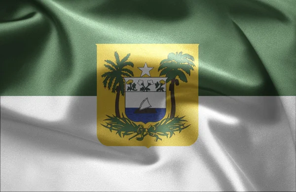 Flagge von Brasilien (rio grande do norte) — Stockfoto