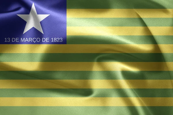 Vlajka Brazílie (Piaui) — Stock fotografie