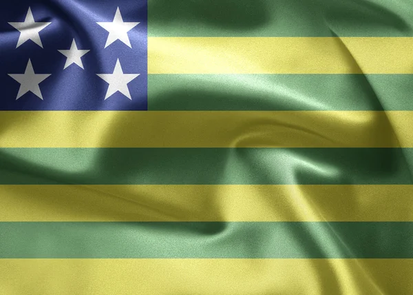 Flag of Brazil (GoiÃ¡s) — Stock Photo, Image