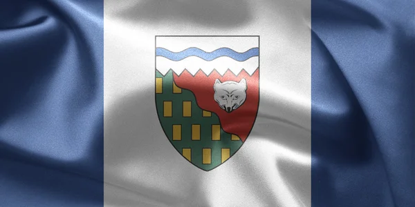 Bandeira dos Territórios do Noroeste (Canadá ) — Fotografia de Stock