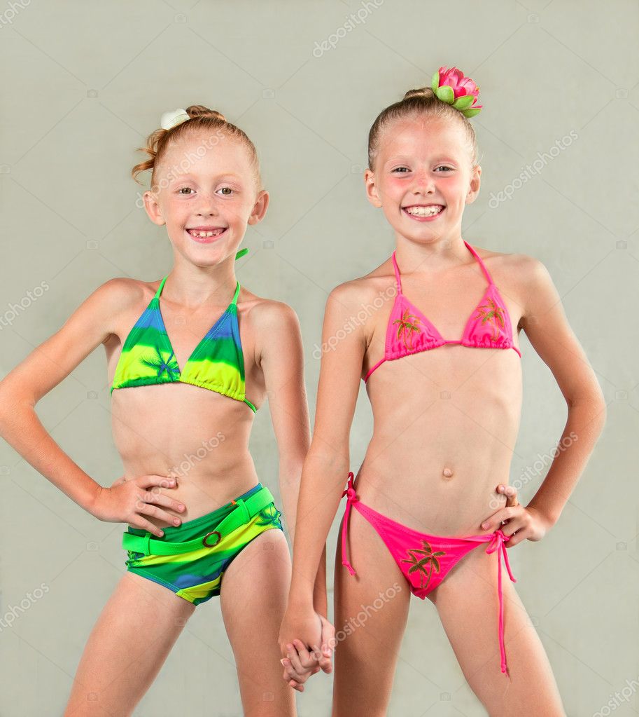 Happy Teenagers Stock Photo - Download Image Now - Bikini, Child, Teenager  - iStock