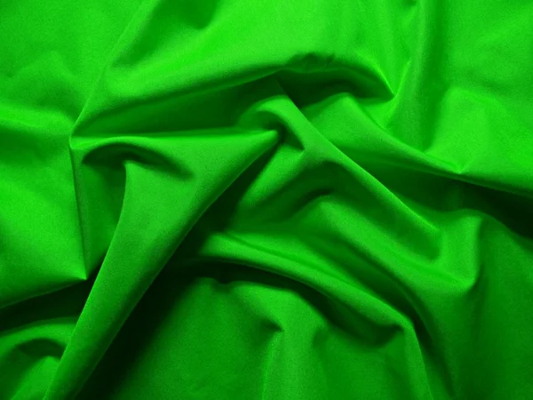 Grön vågig textil — Stockfoto
