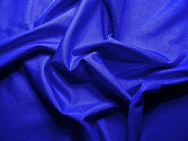蓝色波浪纺织 — 图库照片