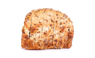 Slices of multigrain bread clipart