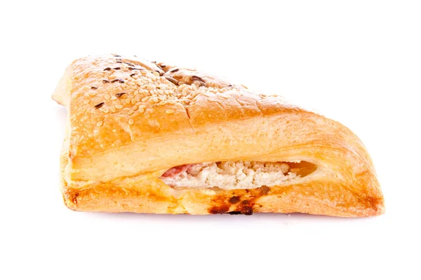 Croissant mit Käse — Stockfoto
