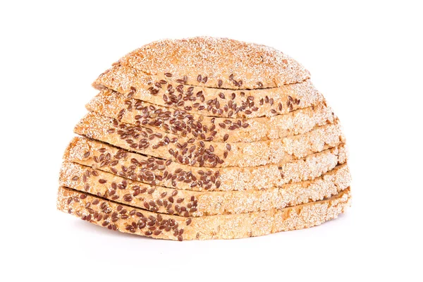 Brot mit Flachs — Stockfoto