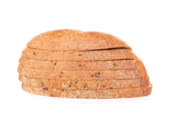 全谷物褐色面包 — 图库照片