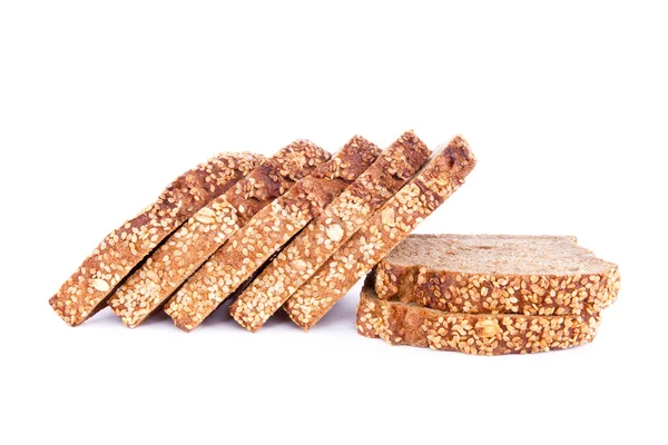 Кусок кунжутного хлеба — стоковое фото