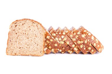 Healthy bran bread clipart