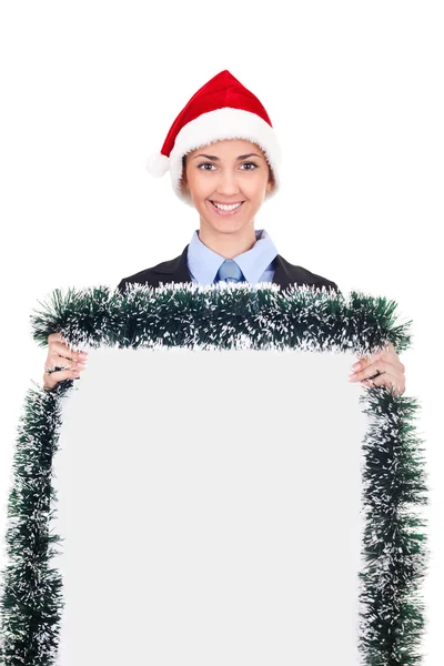 Kerstmis bedrijfs reclame — Stockfoto