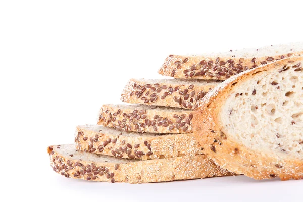 Хлеб с семенами льна — стоковое фото