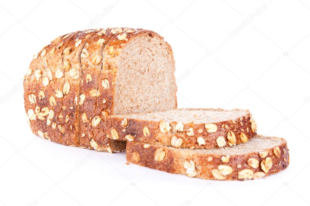 Bread with oats flakes