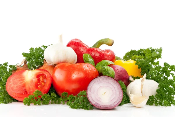 Versheid groenten klaargestoomd — Stockfoto