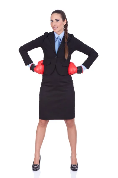 Strong business woman — Stock Photo, Image