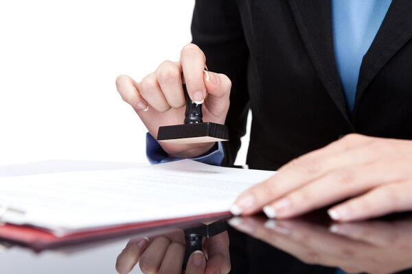 Штамповка документов
