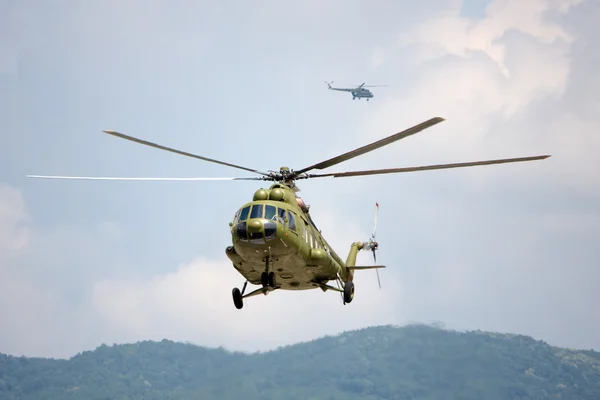 Helicóptero de combate a incêndios — Fotografia de Stock