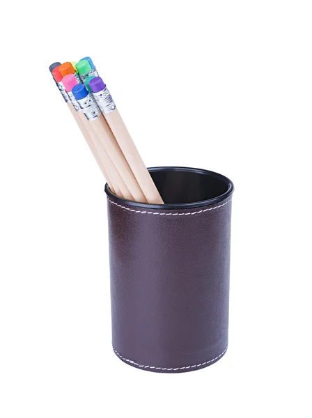 Ołówki z gumkami — Zdjęcie stockowe