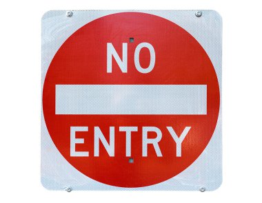 Old no entry traffic sign clipart